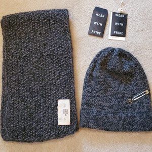 WOOL BEANIE & SCARF bundle made in Peru